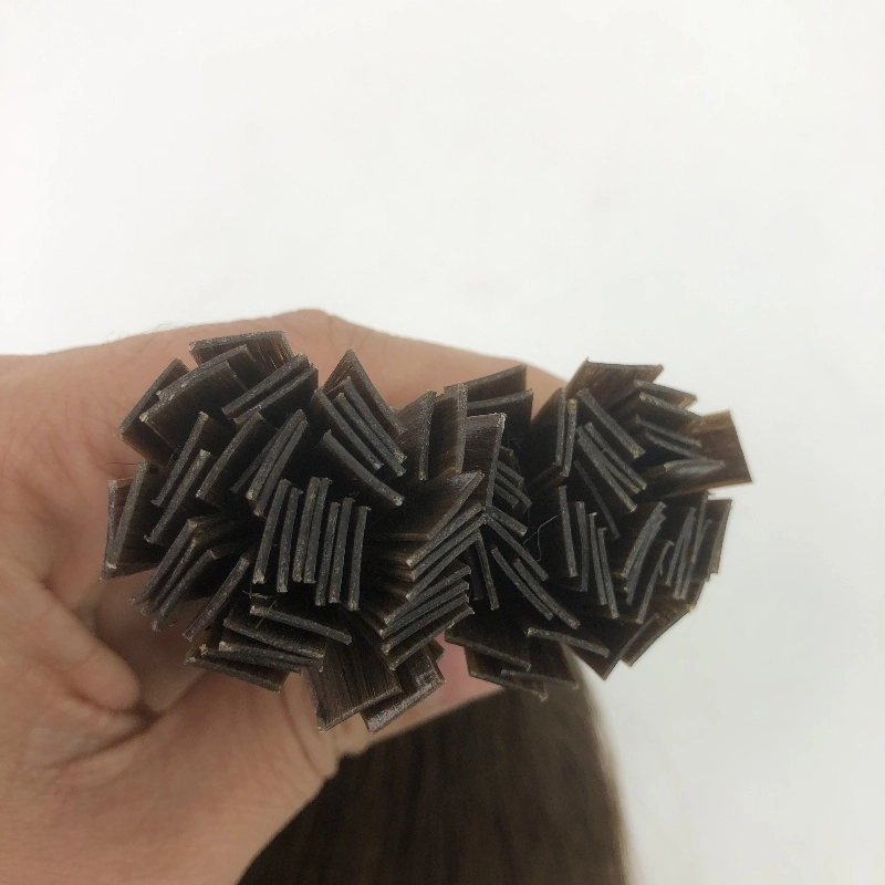 #2 dark brown fushion hair extensions keratin prebonded Wholesale EMEDA  HJ 052